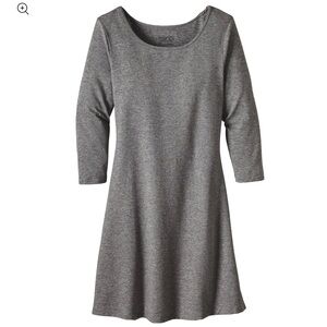 Patagonia Women's 3/4-Sleeved Seabrook Dress Athleisure Athletic Gray Small